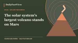 The solar system’s largest volcano stands on Mars